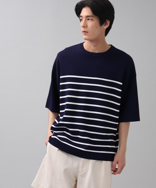 【リラックスシルエット】ミラノリブサマーニット