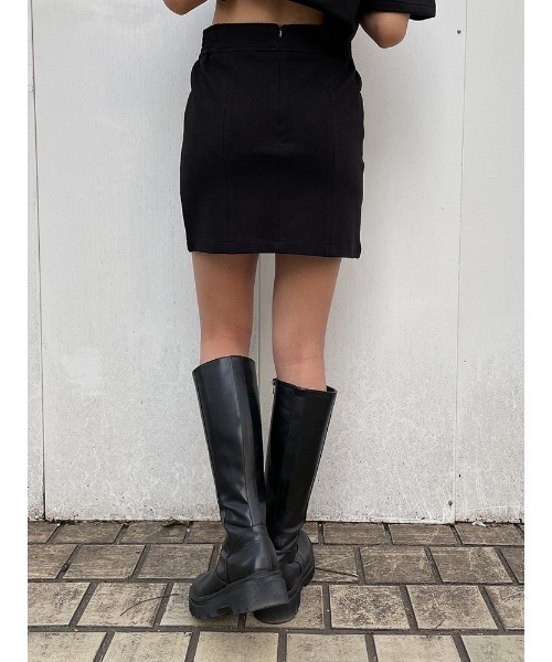 ENVYM（アンビー）の「スリットポンチミニＳＫ（スカート・レディース・ブラック・FREE）」の12枚目の写真