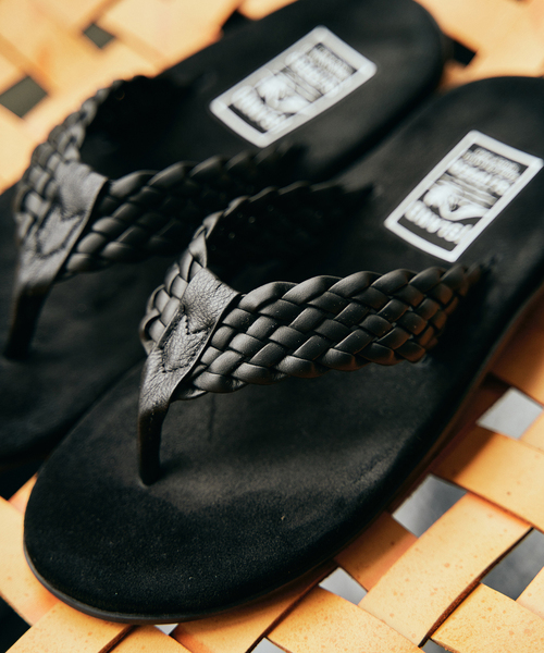ISLAND SLIPPER(アイランドスリッパ)の「【ISLAND SLIPPER / アイランド スリッパ】別注 イントレ トングサンダル(サンダル・メンズ・ブラック・8/10/9/7)」の6枚目の写真