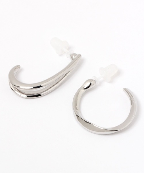 GLOBAL WORK(グローバルワーク)の「MADE IN JAPAN/セラミックフープピアス/280452(ピアス(両耳用)・レディース・ライトグレー/グレー系その他/ライトイエロー/ゴールド系その他・FREE)」の8枚目の写真