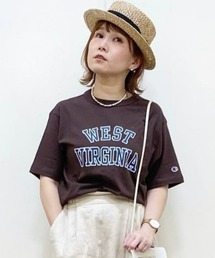 Champion | 【Champion】カレッジ二段ロゴTシャツ(Tシャツ/カットソー)