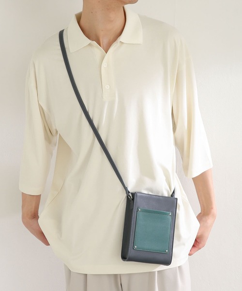 SENSE OF PLACE by URBAN RESEARCH（センスオブプレイスバイアーバンリサーチ）の「『ユニセックス』エクストラルーズポロシャツ(5分袖)（ポロシャツ・メンズ・アイボリー/ブラック/グリーン/パープル・MEDIUM/LARGE）」の12枚目の写真