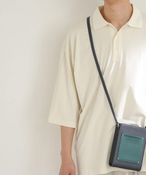 SENSE OF PLACE by URBAN RESEARCH（センスオブプレイスバイアーバンリサーチ）の「『ユニセックス』エクストラルーズポロシャツ(5分袖)（ポロシャツ・メンズ・アイボリー/ブラック/グリーン/パープル・MEDIUM/LARGE）」の14枚目の写真