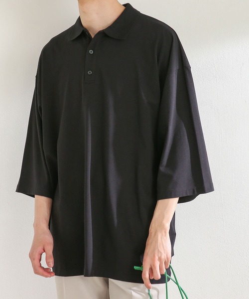 ひなのさま専用　美品　HERMES　セリエ　　ポロシャツ　S　赤　ユニセックス ユニセックス』レースアミポロシャツ(5分袖)[品番：UBRW0009344