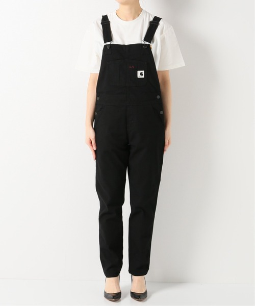 Carhartt WIP(カーハートダブリューアイピー)の「CARHARTT WIP W BIB OVERALL(サロペット/オーバーオール・レディース・ホワイト/ブラック・SMALL/MEDIUM)」の9枚目の写真