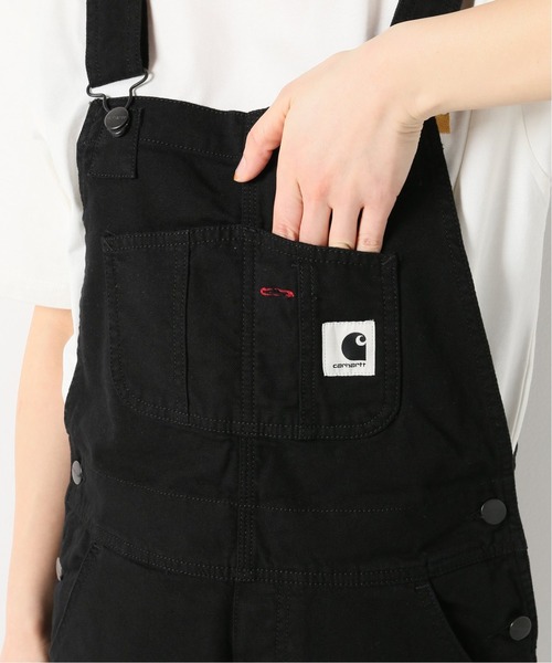 Carhartt WIP(カーハートダブリューアイピー)の「CARHARTT WIP W BIB OVERALL(サロペット/オーバーオール・レディース・ホワイト/ブラック・SMALL/MEDIUM)」の16枚目の写真