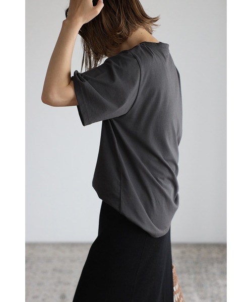 Bonjour Sagan(ボンジュールサガン)の「イーグルプリントTシャツ(Tシャツ/カットソー・レディース・チャコールグレー・FREE)」の3枚目の写真
