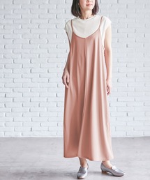 Rosemadame（ローズマダム）の「接触冷感ワンピース＆汗ジミ防止Tシャツ（授乳口付き）2点セット マタニティウエア 授乳服 産前産後 ロング丈 ワンピース 　汗ジミ防止 キャミワンピ（マタニティウェア/グッズ・レディース）」