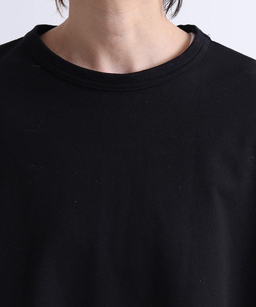 yuni(ユニ )の「ハイトインレー hem tuck oversized プルオーバー(Tシャツ/カットソー・レディース・ブラック/グリーン/ホワイト・FREE)」の15枚目の写真