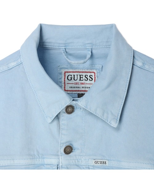Guess（ゲス）の「Dillon Slim Fit Jacket（テーラードジャケット・メンズ・ライトブルー/ベージュ・MEDIUM/LARGE/X-LARGE/SMALL）」の7枚目の写真