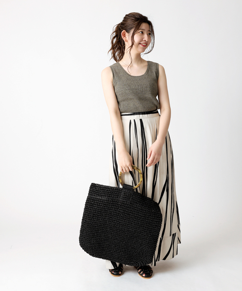 セール】ラージペーパーカゴBAG（かごバッグ）｜B.C STOCK（ベー