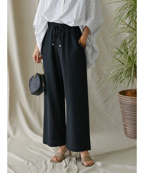 AMERICAN HOLIC（アメリカンホリック）の「カットツイルドロストパンツ（その他パンツ・レディース・ネイビー/ブラック/ブラウン・S/L/M）」の7枚目の写真