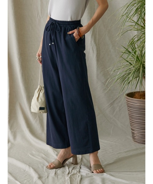 AMERICAN HOLIC（アメリカンホリック）の「カットツイルドロストパンツ（その他パンツ・レディース・ネイビー/ブラック/ブラウン・S/L/M）」の9枚目の写真