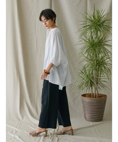 AMERICAN HOLIC（アメリカンホリック）の「カットツイルドロストパンツ（その他パンツ・レディース・ネイビー/ブラック/ブラウン・S/L/M）」の16枚目の写真