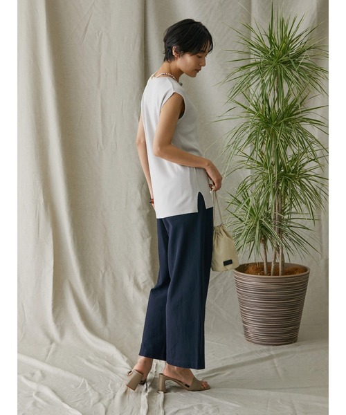 AMERICAN HOLIC（アメリカンホリック）の「カットツイルドロストパンツ（その他パンツ・レディース・ネイビー/ブラック/ブラウン・S/L/M）」の19枚目の写真