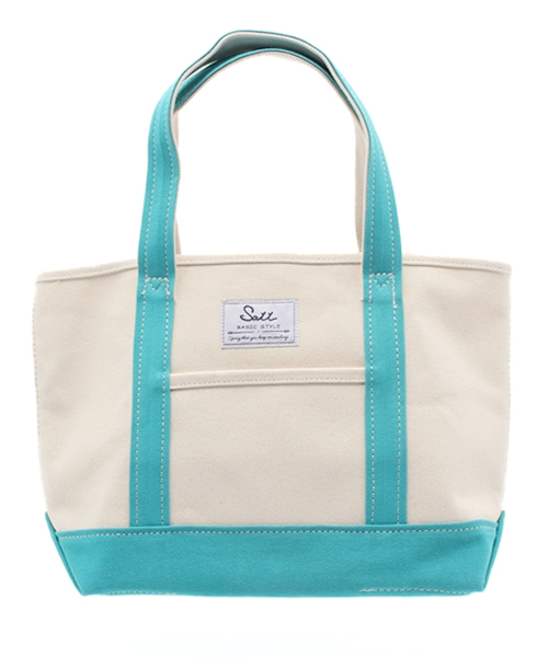 CIAOPANIC（チャオパニック）の「【Ciaopanic】 バイカラーミニトート（トートバッグ・レディース・グリーン/イエロー/ネイビー/レッド・FREE）」の2枚目の写真