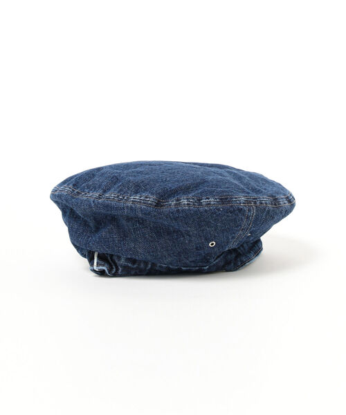 BEAMS BOY(ビームスボーイ)の「Decho × BEAMS BOY / 別注 デニム ベレー帽(ハンチング/ベレー帽・レディース・インディゴブルー・ONE SIZE)」の5枚目の写真