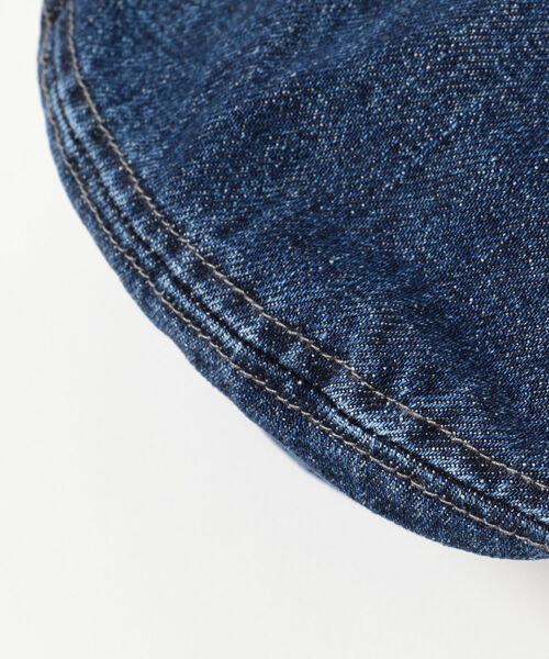 BEAMS BOY(ビームスボーイ)の「Decho × BEAMS BOY / 別注 デニム ベレー帽(ハンチング/ベレー帽・レディース・インディゴブルー・ONE SIZE)」の4枚目の写真