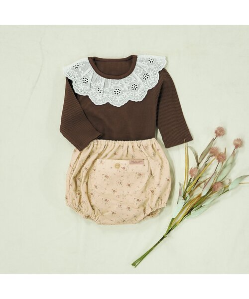 apres les cours(アプレレクール)の「コーデュロイブルマ(その他ベビーウェア・キッズ・ベージュ/その他3/サックスブルー/ネイビー・80)」の6枚目の写真