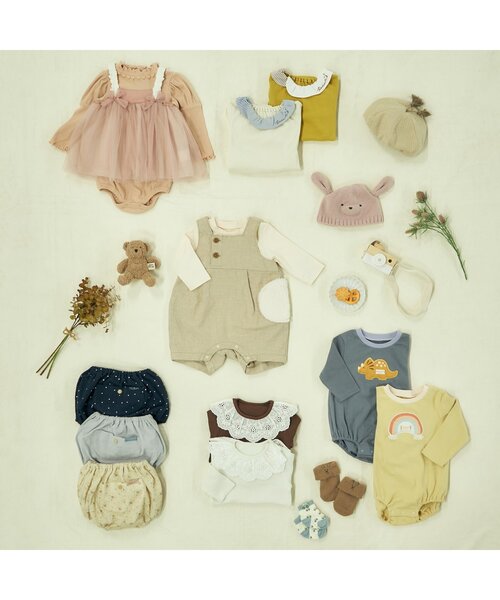 apres les cours(アプレレクール)の「コーデュロイブルマ(その他ベビーウェア・キッズ・ベージュ/その他3/サックスブルー/ネイビー・80)」の8枚目の写真