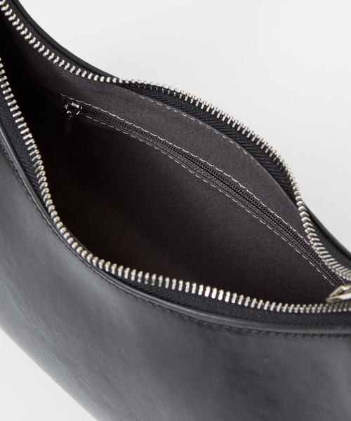 LOWELL things（ロウェル　シングス）の「●ハーフムーン2WAYショルダーミニバッグ/ホーボーバッグ（ショルダーバッグ・レディース・ブラック/ベージュ/グレイッシュブルー・フリー）」の16枚目の写真