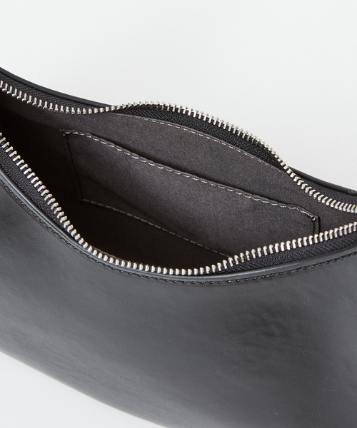 LOWELL things（ロウェル　シングス）の「●ハーフムーン2WAYショルダーミニバッグ/ホーボーバッグ（ショルダーバッグ・レディース・ブラック/ベージュ/グレイッシュブルー・フリー）」の22枚目の写真