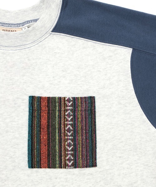 チチカカ（チチカカ）の「パッチポケットスウェットプルオーバー（スウェット・レディース・ブラック/オレンジ/その他1・FREE）」の18枚目の写真