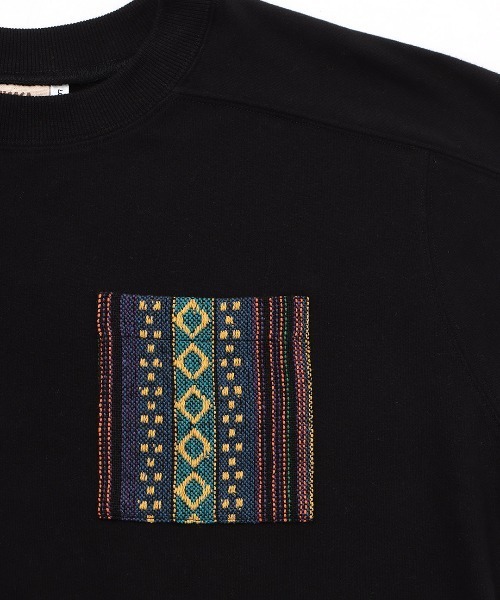 チチカカ（チチカカ）の「パッチポケットスウェットプルオーバー（スウェット・レディース・ブラック/オレンジ/その他1・FREE）」の11枚目の写真