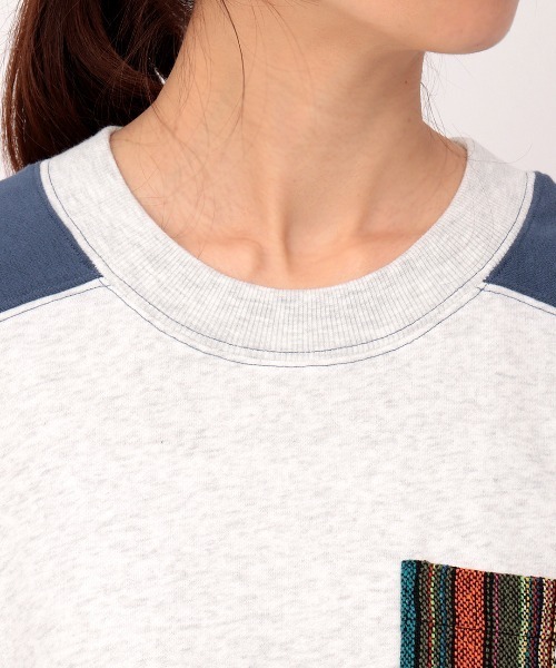 チチカカ（チチカカ）の「パッチポケットスウェットプルオーバー（スウェット・レディース・ブラック/オレンジ/その他1・FREE）」の15枚目の写真