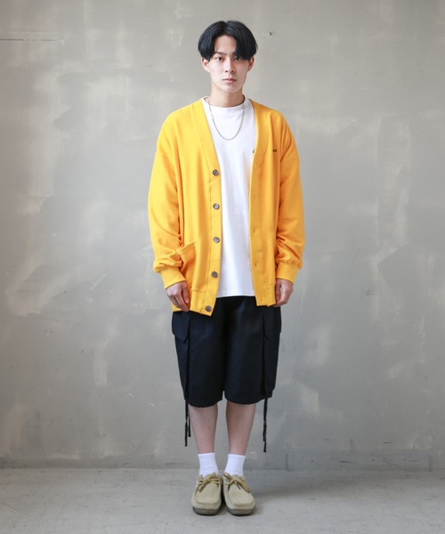 SPINNS（スピンズ）の「【ゆったりシルエット】インサイドアウト カラーカーディガン（カーディガン/ボレロ・メンズ・ブラック/レッド/サックスブルー/イエロー/ロイヤルブルー/スミクロ・ONESIZE）」の21枚目の写真