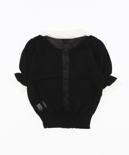 Clice de Paris（クリシェドゥパリス）の「K/バイカラーニットTOPS（ニット/セーター・レディース・ブラック・ONESIZE）」の5枚目の写真