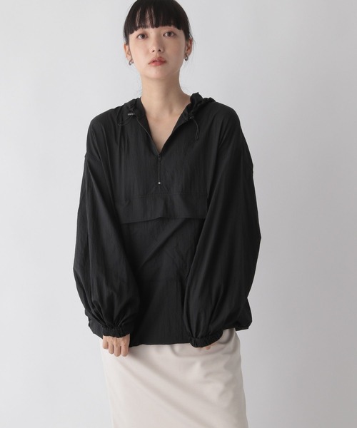 LOWRYS FARM(ローリーズファーム)の「シアーアノラックロングスリーブ 123091(シャツ/ブラウス・レディース・ブラック/ブラウン/アイボリー・FREE)」の13枚目の写真