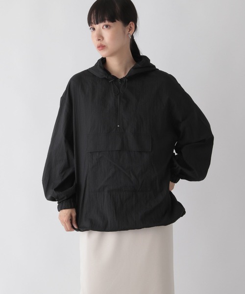 LOWRYS FARM(ローリーズファーム)の「シアーアノラックロングスリーブ 123091(シャツ/ブラウス・レディース・ブラック/ブラウン/アイボリー・FREE)」の14枚目の写真