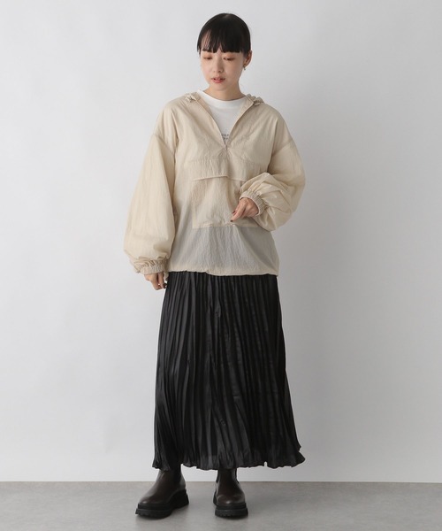 LOWRYS FARM(ローリーズファーム)の「シアーアノラックロングスリーブ 123091(シャツ/ブラウス・レディース・ブラック/ブラウン/アイボリー・FREE)」の5枚目の写真