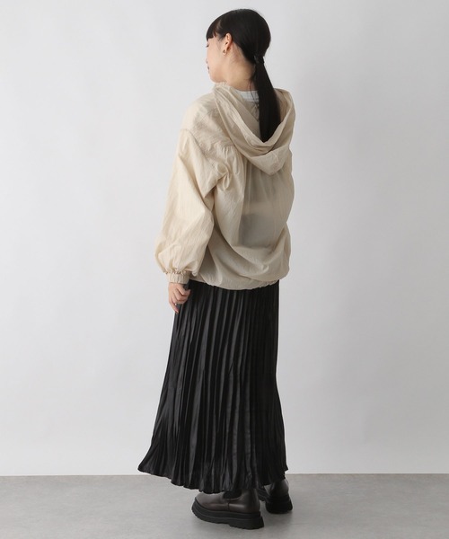 LOWRYS FARM(ローリーズファーム)の「シアーアノラックロングスリーブ 123091(シャツ/ブラウス・レディース・ブラック/ブラウン/アイボリー・FREE)」の6枚目の写真