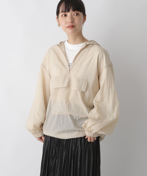 LOWRYS FARM(ローリーズファーム)の「シアーアノラックロングスリーブ 123091(シャツ/ブラウス・レディース・ブラック/ブラウン/アイボリー・FREE)」の7枚目の写真