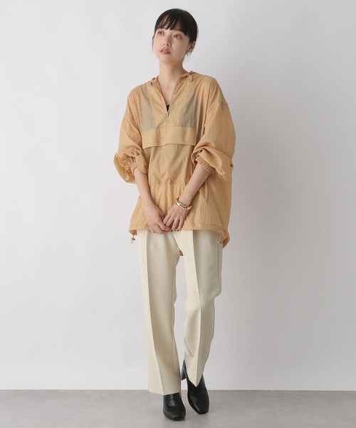 LOWRYS FARM(ローリーズファーム)の「シアーアノラックロングスリーブ 123091(シャツ/ブラウス・レディース・ブラック/ブラウン/アイボリー・FREE)」の16枚目の写真