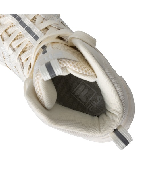 FILA(フィラ)の「エレクトローブ 2 ハイ / ELECTROVE 2 HIGH / 厚底スニーカー(スニーカー・レディース・ホワイト/グレー・22.5cm/23.0cm/23.5cm/24.5cm/25.0cm/26.0cm/28.0cm/26.5cm/25.5cm/24.0cm/27.0cm)」の8枚目の写真