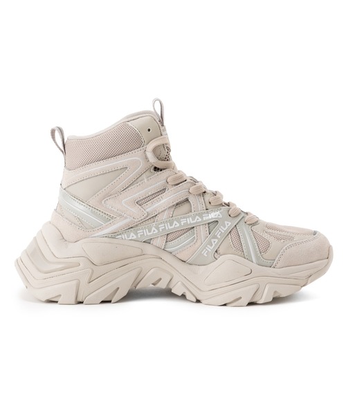 FILA(フィラ)の「エレクトローブ 2 ハイ / ELECTROVE 2 HIGH / 厚底スニーカー(スニーカー・レディース・ホワイト/グレー・22.5cm/23.0cm/23.5cm/24.5cm/25.0cm/26.0cm/28.0cm/26.5cm/25.5cm/24.0cm/27.0cm)」の12枚目の写真