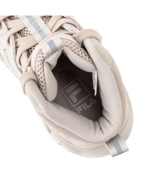 FILA(フィラ)の「エレクトローブ 2 ハイ / ELECTROVE 2 HIGH / 厚底スニーカー(スニーカー・レディース・ホワイト/グレー・22.5cm/23.0cm/23.5cm/24.5cm/25.0cm/26.0cm/28.0cm/26.5cm/25.5cm/24.0cm/27.0cm)」の14枚目の写真