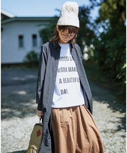 Sunny clouds（サニークラウズ）の「サニークラウズ　シャカシャカワンピース（ワンピース・レディース・ブラック/ベージュ・MEDIUM/LARGE/X-LARGE/XX-LARGE/NM）」の9枚目の写真