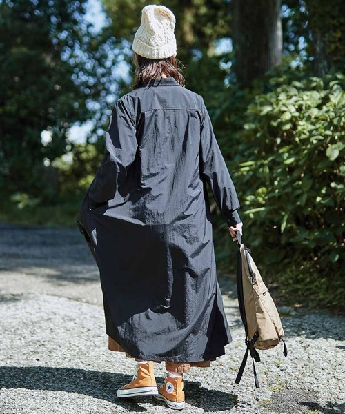 Sunny clouds（サニークラウズ）の「サニークラウズ　シャカシャカワンピース（ワンピース・レディース・ブラック/ベージュ・MEDIUM/LARGE/X-LARGE/XX-LARGE/NM）」の11枚目の写真