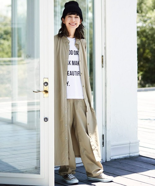 Sunny clouds（サニークラウズ）の「サニークラウズ　シャカシャカワンピース（ワンピース・レディース・ブラック/ベージュ・MEDIUM/LARGE/X-LARGE/XX-LARGE/NM）」の16枚目の写真