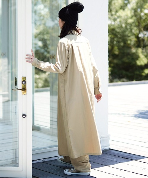 Sunny clouds（サニークラウズ）の「サニークラウズ　シャカシャカワンピース（ワンピース・レディース・ブラック/ベージュ・MEDIUM/LARGE/X-LARGE/XX-LARGE/NM）」の4枚目の写真