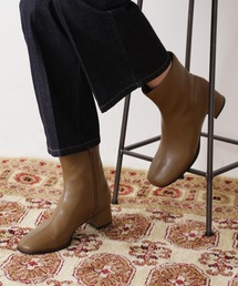 N.（N. Natural Beauty Basic） | 【松井愛莉さん着用】◆センターシームストレッチショートブーツ(ブーツ)