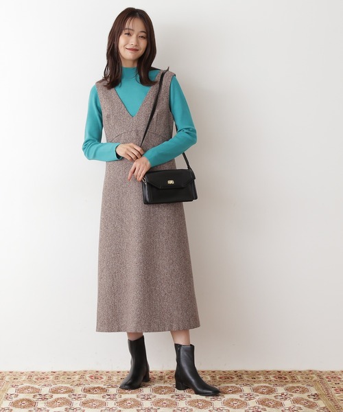 N.（N. Natural Beauty Basic）（エヌエヌナチュラルビューティーベーシック）の「◆センターシームストレッチショートブーツ（ブーツ・レディース・ブラック/ブラウン/オフホワイト・MEDIUM/LARGE）」の5枚目の写真