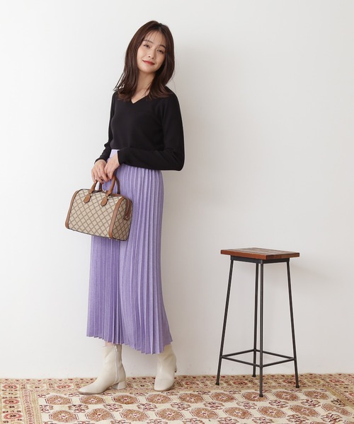 N.（N. Natural Beauty Basic）（エヌエヌナチュラルビューティーベーシック）の「◆センターシームストレッチショートブーツ（ブーツ・レディース・ブラック/ブラウン/オフホワイト・MEDIUM/LARGE）」の8枚目の写真