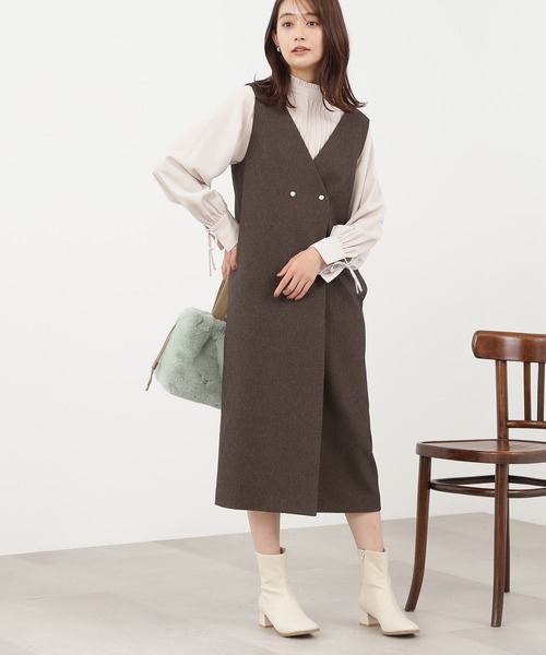 N.（N. Natural Beauty Basic）（エヌエヌナチュラルビューティーベーシック）の「◆センターシームストレッチショートブーツ（ブーツ・レディース・ブラック/ブラウン/オフホワイト・MEDIUM/LARGE）」の18枚目の写真