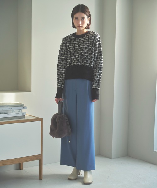 N.（N. Natural Beauty Basic）（エヌエヌナチュラルビューティーベーシック）の「◆センターシームストレッチショートブーツ（ブーツ・レディース・ブラック/ブラウン/オフホワイト・MEDIUM/LARGE）」の14枚目の写真