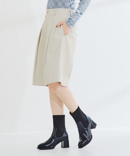 ORiental TRaffic（オリエンタルトラフィック）の「スクエアトゥニットヒールブーツ/21421（ブーツ・レディース・ブラック/ベージュ/レッド・LL/S/M/L/SS/3L）」の21枚目の写真